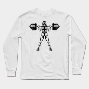 Fitness girl Long Sleeve T-Shirt